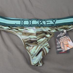 Jockey Sport® Stability Pouch Microfiber Thong - Size XL (40"-42")